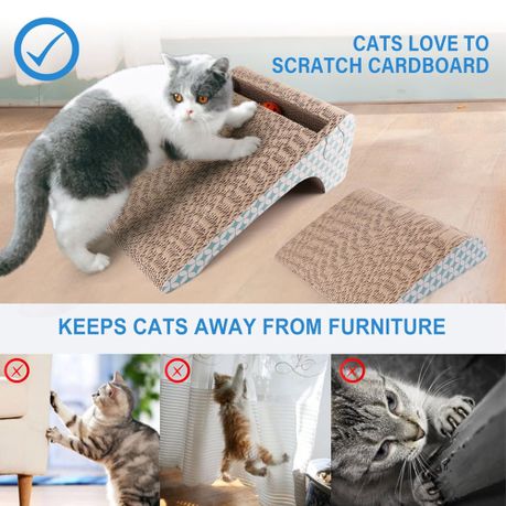 Catnip cardboard scratcher best sale