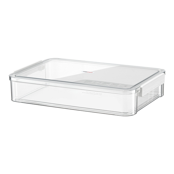 A4 Transparent Storage Box Portable Plastic Document Claret