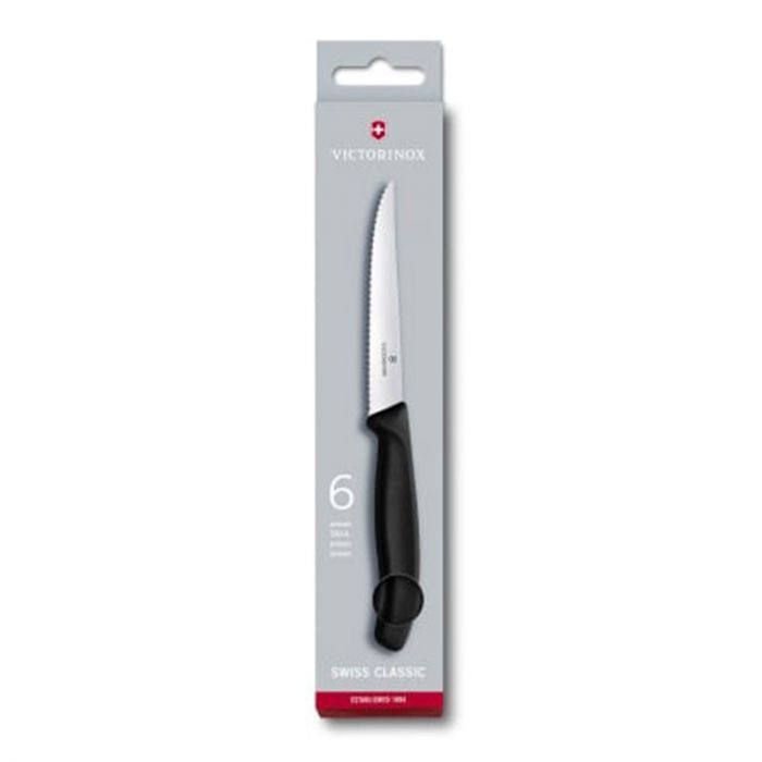 Victorinox Steak Knife Set 6Piecee Black Shop Today. Get it