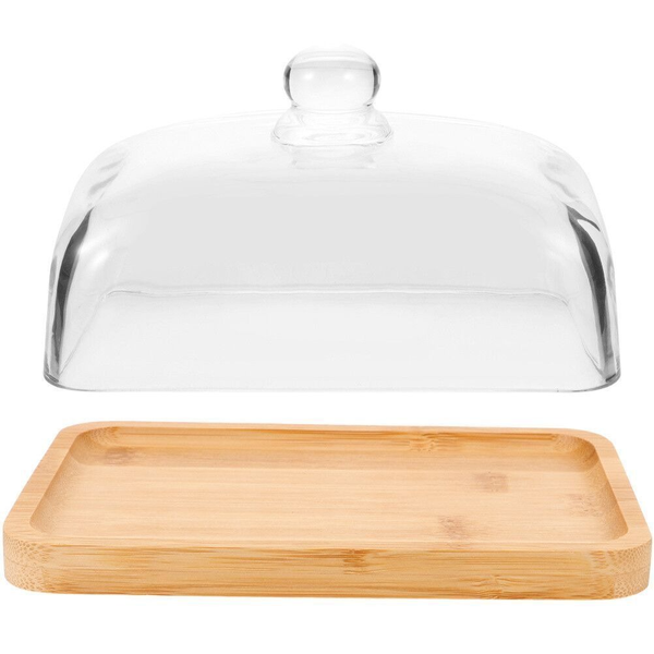 Glass Butter Dish with Lid