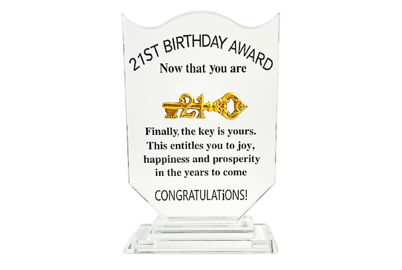 21st Birthday Award Key