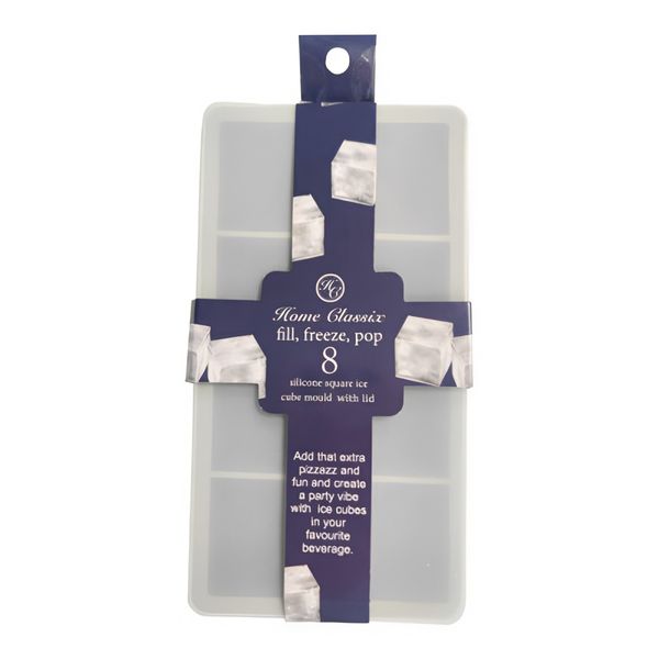 Home Classix Silicone 8-holes Square Ice Cube Tray 21x11.5x5cm