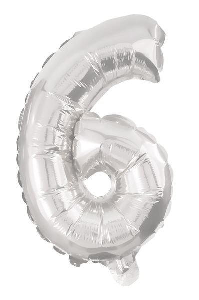 12 Inch Air-filled Silver Foil Balloon 6