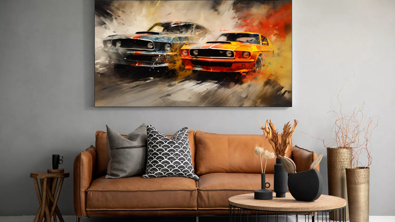Canvas Wall Art - Speed Race Abstract - MT0016