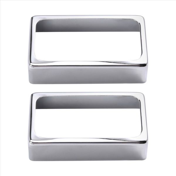 2PCS O Shape Brass 70x39MM Pickup Covers /Lid/Shell/Top for Electric Guitar