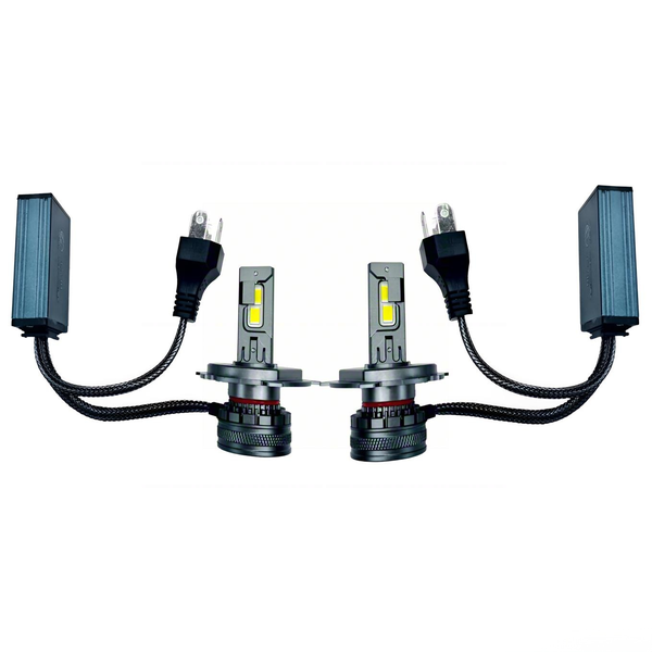 Ecomlight - H4 LED Headlight Bulbs 260W 6000K-8500K Pair Plug/Play 12V-80V