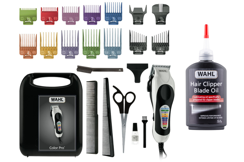 Wahl Colour Pro Corded Hair Clipper Kit + Hair Clipper Oil 120ml