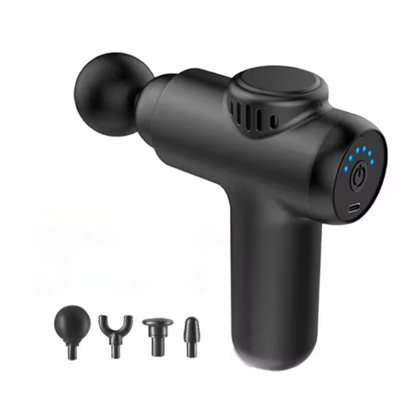 Mini Fascia Gun Muscle Electric Massager - Black