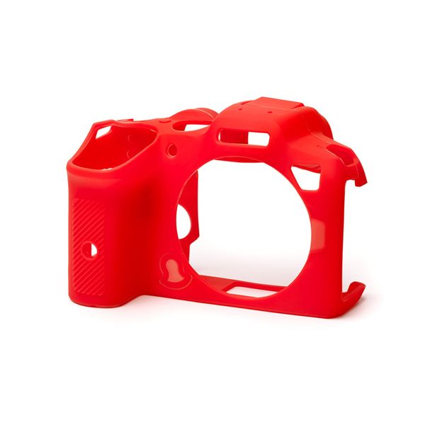 easyCover PRO Silicon Camera Case for Mirrorless Canon R7 Red - ECCR7R