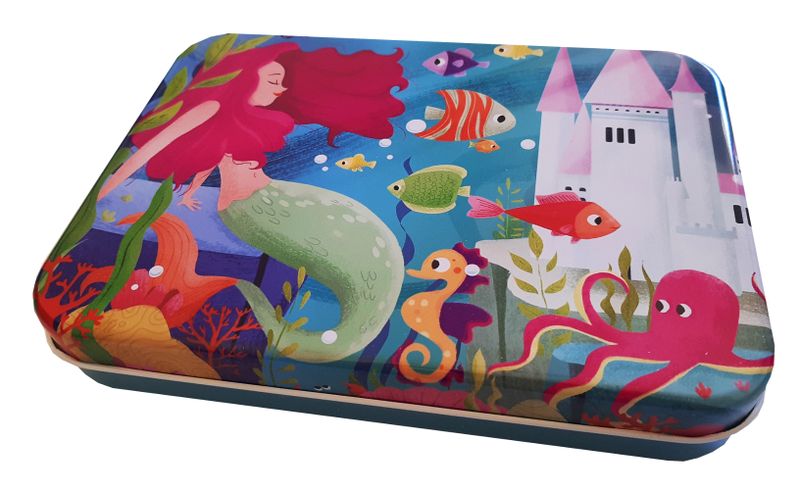 120 Piece Puzzle in a Tin Case - Mermaid