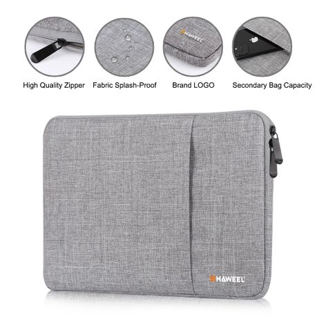 HAWEEL 11 inch Sleeve Case Zipper Briefcase Carrying Bag For Macbook Samsung Lenovo Sony DELL Alienware CHUWI ASUS HP 11 inch and Below