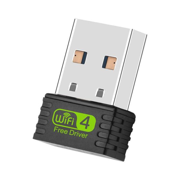2.4GHz Mini USB WiFi Adapter 150Mbps- Plug &amp; Play Free Driver for PC/Laptop