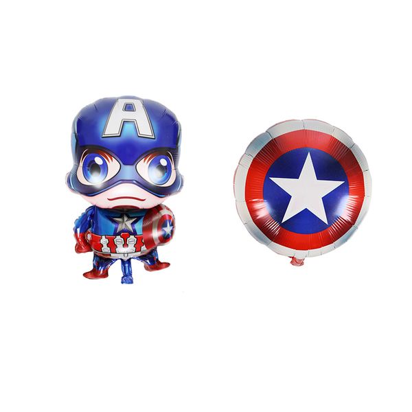 iKids 2 Piece Captain America Foil Balloon
