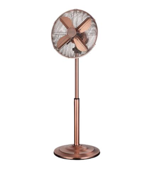 ACDC - Antique Copper Style - Pedestal Fan