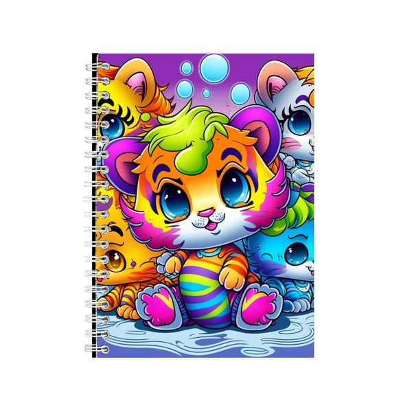 Colourful Kittens Notebook Animal Gift Idea Notepad Pad 81