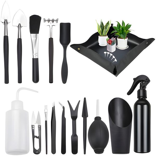 21 Pieces Succulent Planting Tool Set Mini Transplanting Gardening Tools