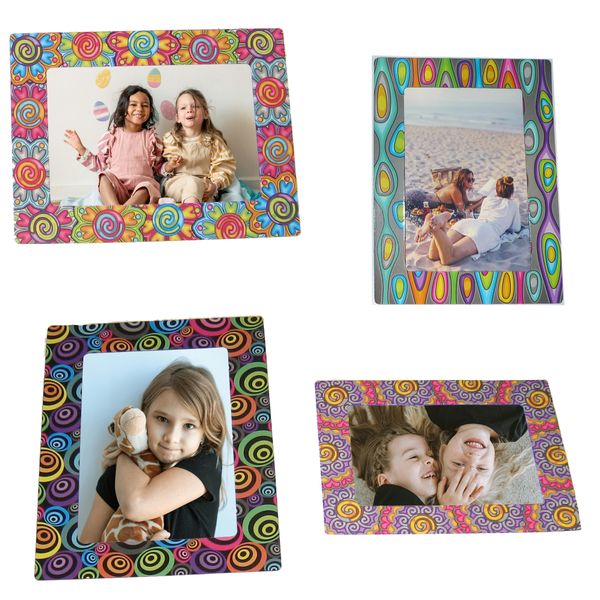 Fridge Magnetic Photo Picture Frame 25 - Pack of 4