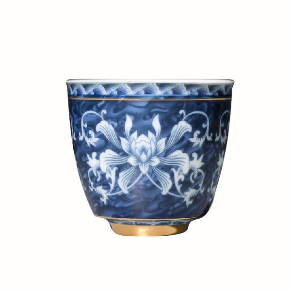 Chinese Porcelain Jingdezhen Blue &amp; White Tea Cup
