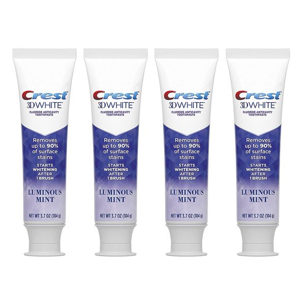 Crest 3D White Luminous Mint Whitening Toothpaste - 104g