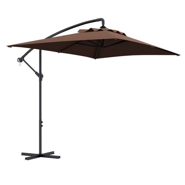Elegant 3m Cantilever Hanging Patio Umbrella
