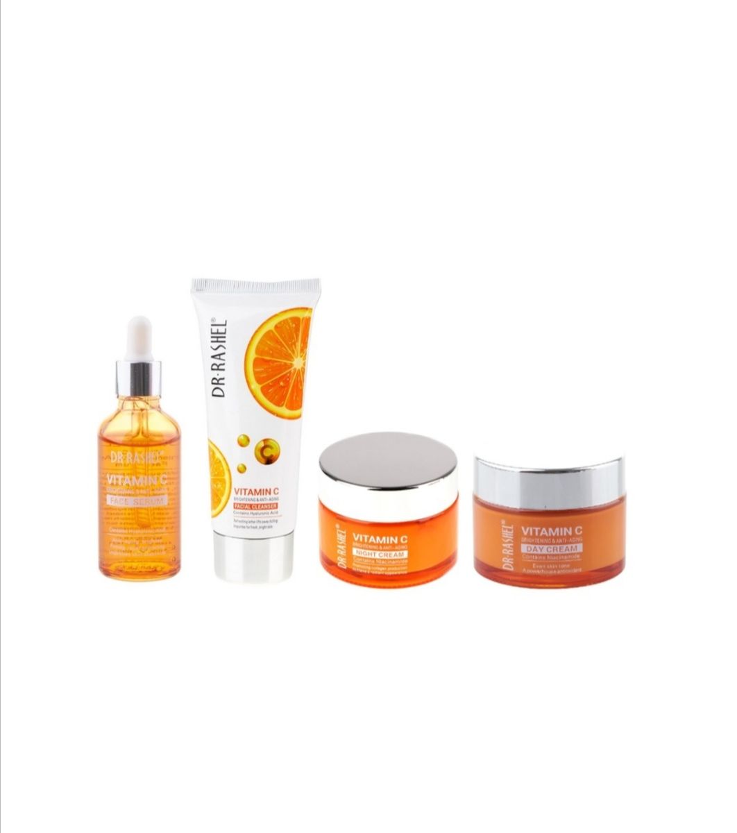 Dr Rashel Vitamin C Face Cleanser Serum Day & Night Cream Daily Facial