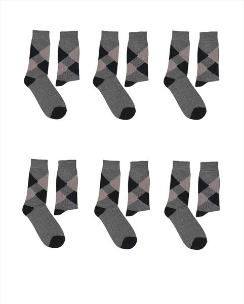 SAP Men's Fashionable Socks 0010 Pack Of 6