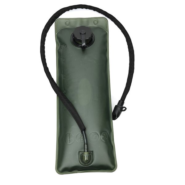 3L Hiking and Cycling Hydration Bladder - Black Leakproof Water Reservoir