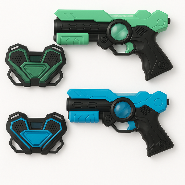 Infrared Laser Tag Battle Gun &amp; Vest |Two-Pack Set for Boys &amp; Girls