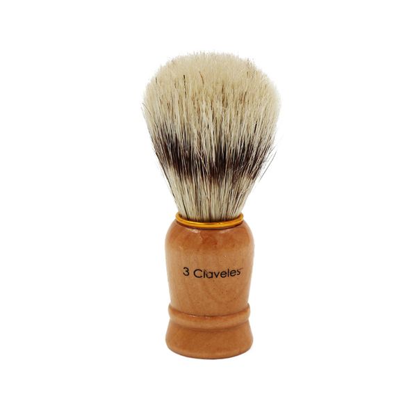 3 Claveles Sow Shaving Brush LightWood