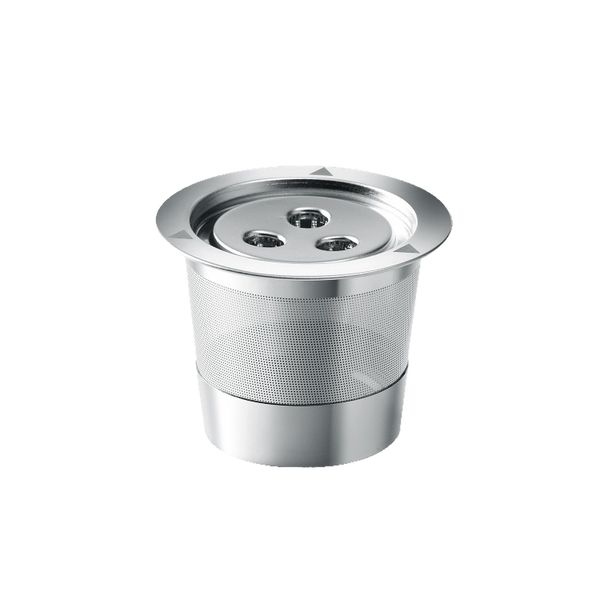 Stainless Steel 3-Hole Coffee Capsule Compatible with Various Coffee Makers