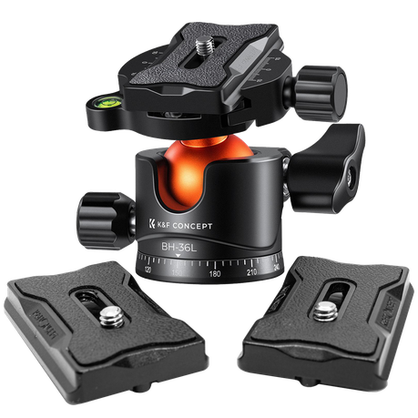 K&F 36mm Metal Tripod Ball Head for Load Capacity up to 16KG | KF31.044V1 Image