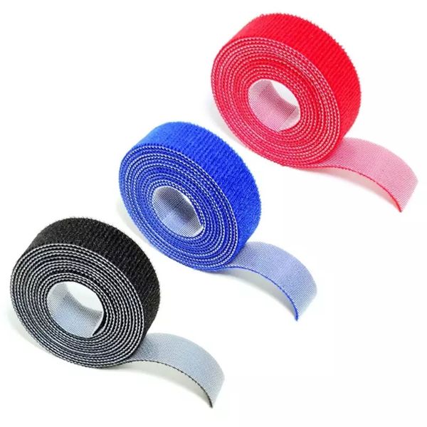 3 Roll Each 9Ft Reusable Tearable Cable Ties Cord Tape Wire Organizer