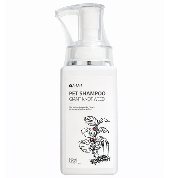Arf Arf Fluffy &amp; Smooth Pet Care Herbal Bath Shampoo - Giant Knot Weed