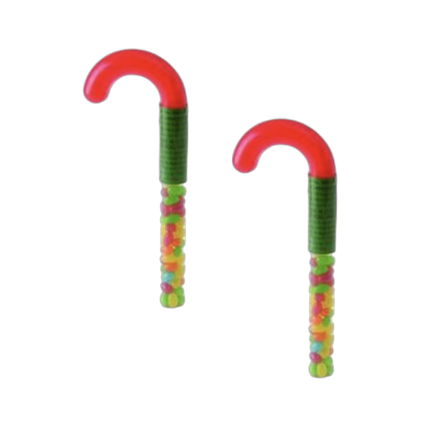 Christmas/Xmas Candy Cane filled with Jellybeans (24cm)
