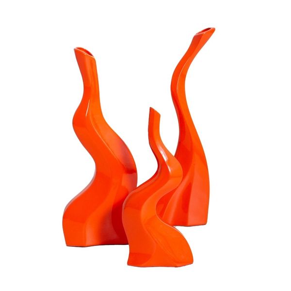 Modern Abstract Ceramic Vase Set Home Decor Ornament