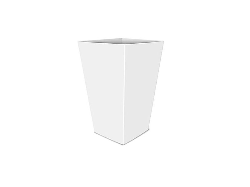 Box Mania: White Large Popcorn Box - 50 Units