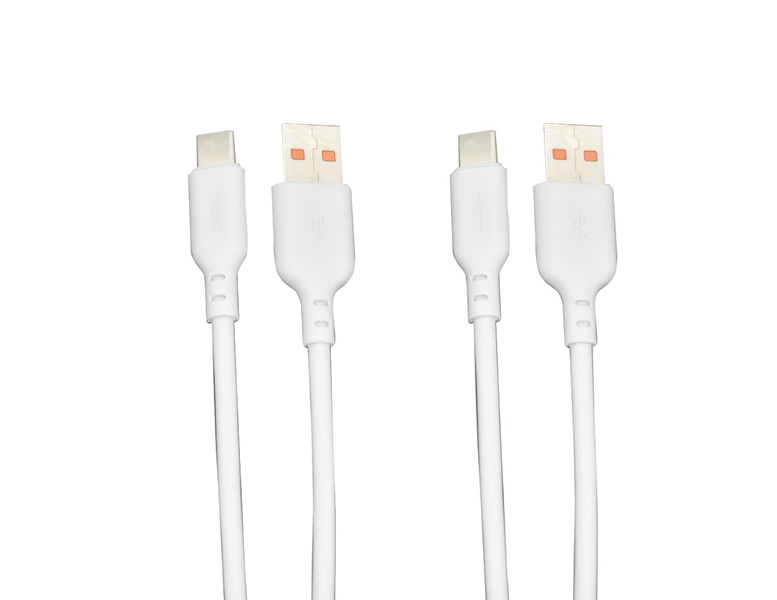 TRUKE 6A Flash Charging Data Cable (2 Pack) - USB to TypeC