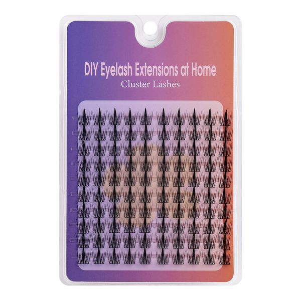 DIY Wispy Eyelash Extensions - Invisible Band Cluster Lashes