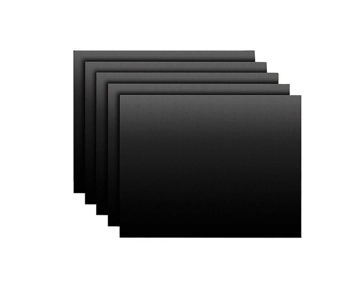 Nonstick and Reusable Barbecue Braai Grill Mat 40x33cm - 5 Pieces