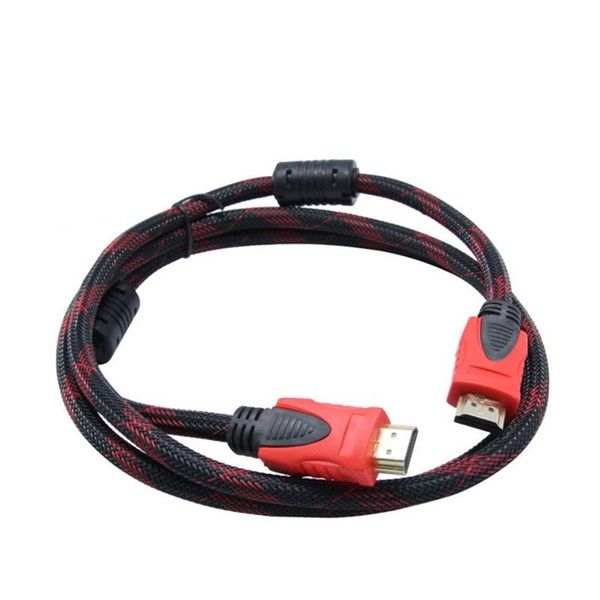 HDMI Braided Cable 3m-Black And Red