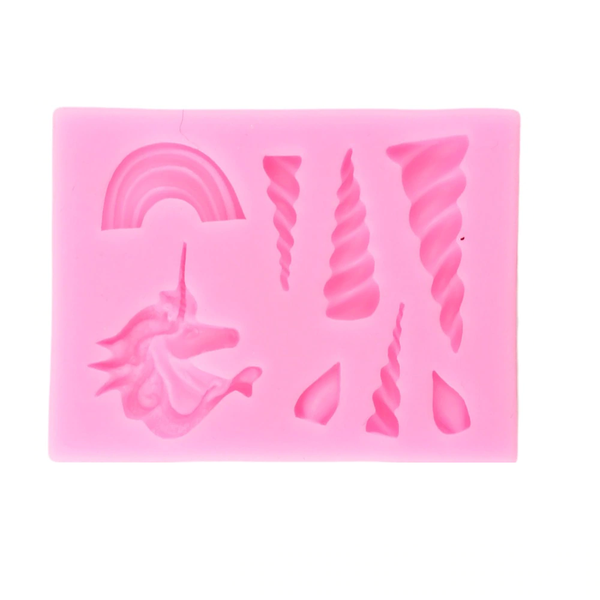Cake Tools Unicorn Cloud Horn Ear Silicone Mold Cupcake Decorations
