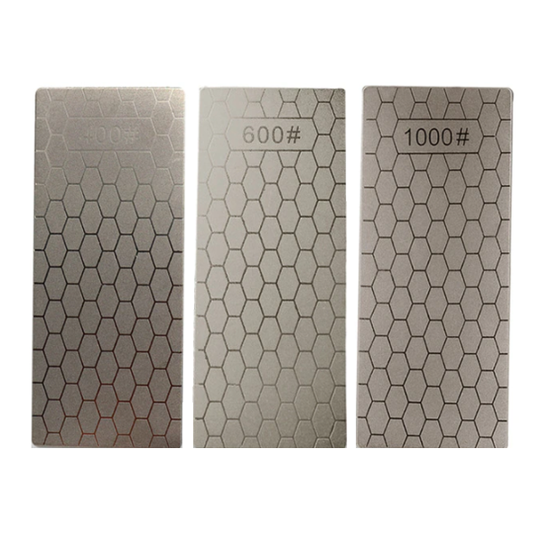 Manual Knife Sharpening Plates Set of 3 - 400,600,1000 Grit