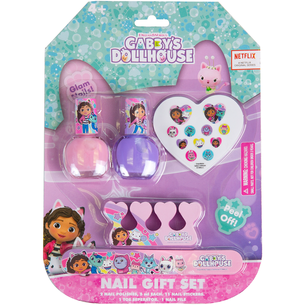 GABBY'S DOLLHOUSE By DREAMWORKS Official Licensed Nail Polish Gift Set