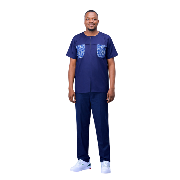 Wansati Bontle Man Two-Piece Traditional-Inspired Outfit