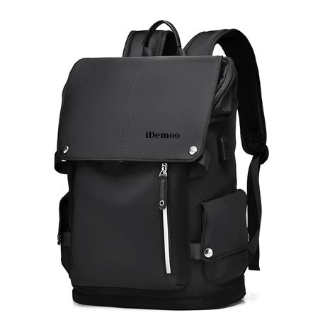 iDemoo BASILLA 16 Inch Laptop Backpack with USB Charging Port - Anti-Theft Image