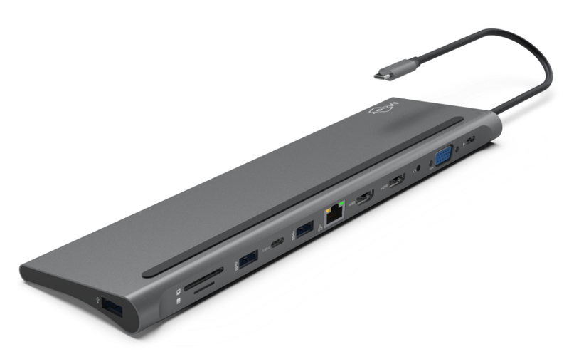 Moov 12-in-1 USB-C Multiport Hub Adapter - Space Grey