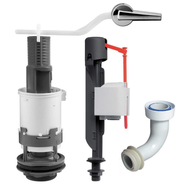 2 Pack Front Flush Lower Level Mechanism 2 Bi + Jollyfill