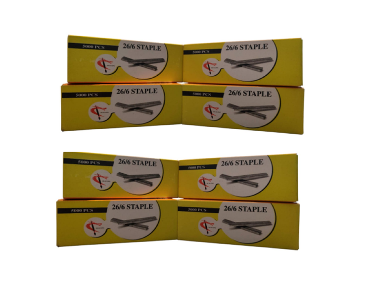 Staples 26/6 5000 Pcs - 8 Packs