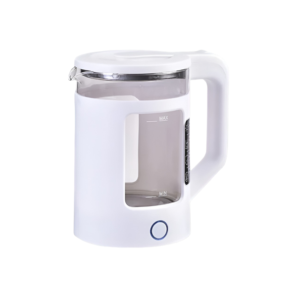 2L Electric Glass Kettle - 2000W Cordless with Swivel Base