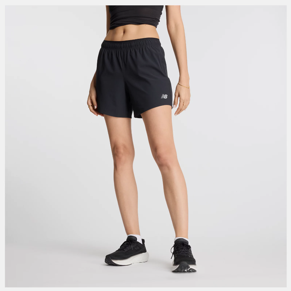 New Balance Women's Athletics RC 5inch Running Short - Black